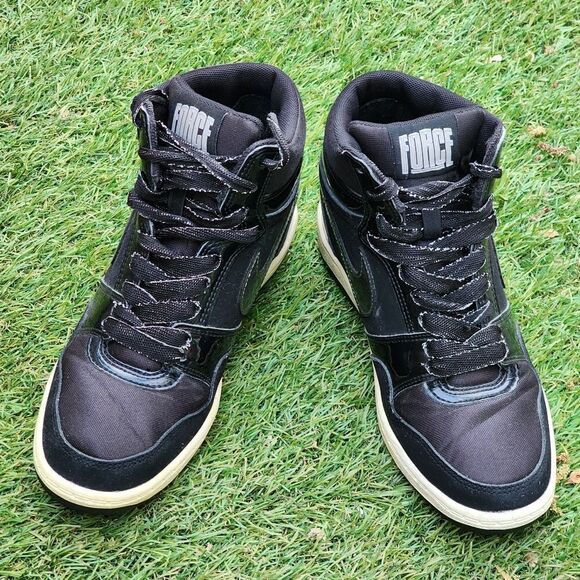 NIKE AIR FORCE - Womens Wedge Shoes - SIZE 6.5 - Picture 2 of 9